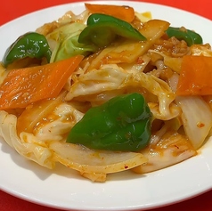 豚肉とキムチ炒め　L