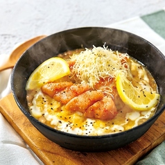 熟成明太子とグリルチキンの爽やかレモンドリア