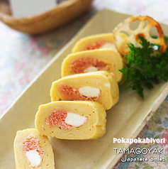 明太チーズ玉子焼き