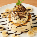 料理メニュー写真&nbsp;チョコバナナパンケーキ