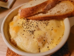 小エビとマカロニのホワイトグラタン