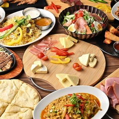 濃厚チーズと前菜で楽しむ香り豊かな本格アジアン料理