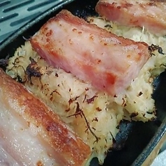 焼きベーコンとザワー・クラウト