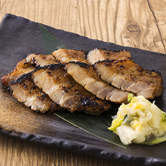 宮城の銘柄豚 APAN X カルビの炙り焼き