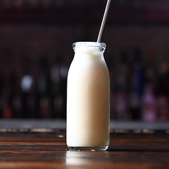 混浴上がりのフルーツ牛乳