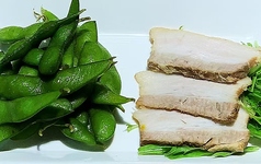 B：チャーシュー＋枝豆