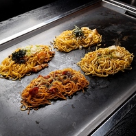 焼きそばメニューも豊富