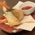 料理メニュー写真&nbsp;エビ春巻(3尾)