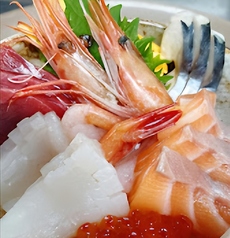 海鮮丼(あら汁付き)