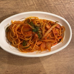 大盛パスタ　ナポリタン+ミニサラダ付き