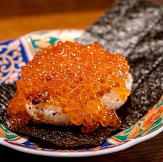 焼きおにぎり いくら掛け