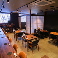 ご家族でのお食事や、会社宴会にも使えるお店です。