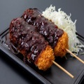 料理メニュー写真 若鶏の味噌串カツ
