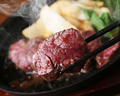 料理メニュー写真 【イチオシ!/特選】鉄板 牛ハラミステーキ