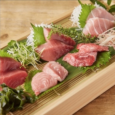 本鮪特選五種盛り合わせ（赤身・中トロ、大トロ、希少部位２）※1人前～