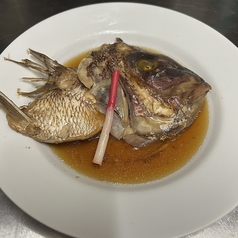 本日のカマ煮付け