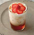 料理メニュー写真 いちご香るクリームミルクティー(アイス)