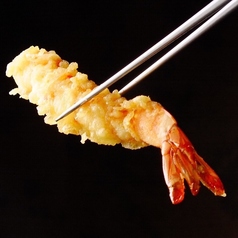 【揚げ物】 海老と季節野菜の天麩羅盛り合わせ