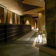 一戸建ち邸宅の感覚を演出した和みの空間