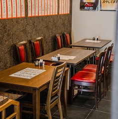 【テーブル席：2～4名様】