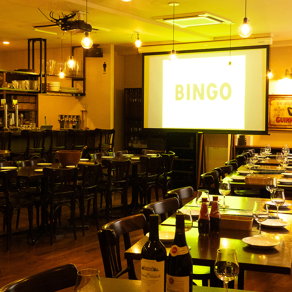 テーブル席は最大60名様までOK！各種パーティーやWedding 2次会にもおすすめ！