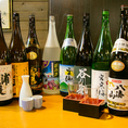 お酒は豊富にご用意しております。