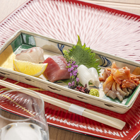 店主自ら目利きした食材を使用