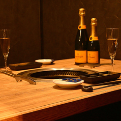 個室席御座います。