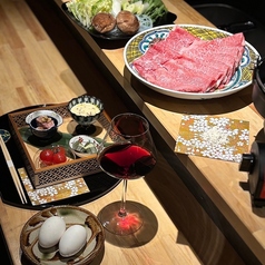 和牛すき焼き 朔 さくのコース写真