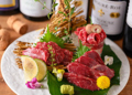 料理メニュー写真 熊本産 馬刺し三種盛り