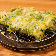 大葉巻きカニ味噌天
