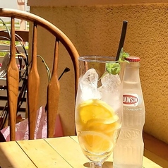 ペット同伴可能のテラス席