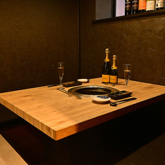 個室席御座います。