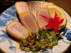 寒さわらのレアフライ