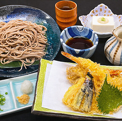 初夏野菜天ざる蕎麦セット