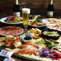 コスパ◎美味しいお料理とお酒が楽しめるバル。