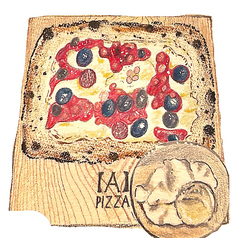 ベリーカスタードピッツァ