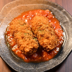カニクリームコロッケ トマトソース