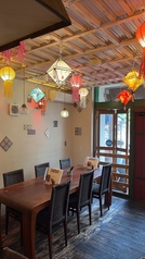 エスニック感満載の店内は10名様より貸切可能(コース利用限定)