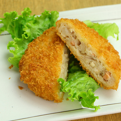 岩下の新生姜のメンチカツ