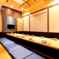 【個室完備の居酒屋】飲み放題付きコースも各種ご用意！
