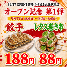 【焼き鳥・個室あり】炭火野菜巻き串と餃子 博多うずまき 大分駅前店の雰囲気1
