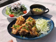 行天ランチ定食「油淋鶏」