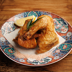 ひな鶏一夜干し半身揚げ