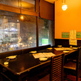 木屋町通り沿い。7～10名様用半個室。