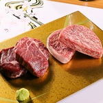 ブランド和牛を使用したこだわりの鉄板焼きはオーナーの目利きで厳選のお肉を使用！