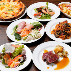 チキンバル伊太利亭のコース写真