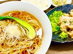 あっさり中華麺と若鶏の香味たれ