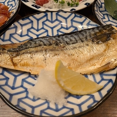 サバの干物/炭火焼 レアサーモン