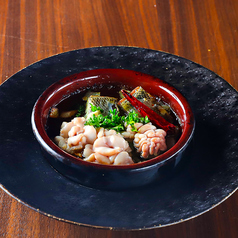 鱈と白子のアヒージョ